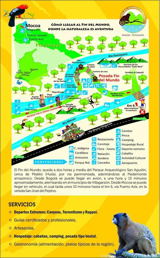 Posada Fin Del Mundo Mocoa Exteriör bild